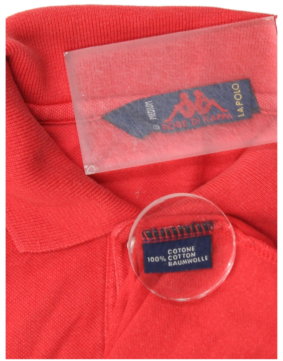Camisa polo masculina Kappa médio algodão vermelho