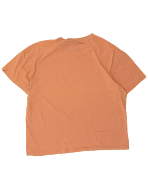 Camiseta Nike Masculina Loose Fit Top Pequeno Algodão Rosa