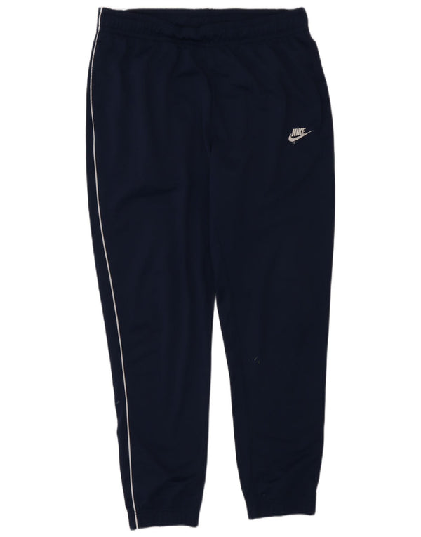 Calça de treino masculina Nike joggers grande poliéster azul marinho