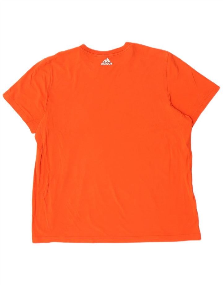 Adidas Camiseta Masculina Gráfica Top 2XL Laranja