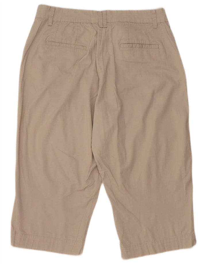 Calça capri feminina LEE US 14 XL W34 L19 bege