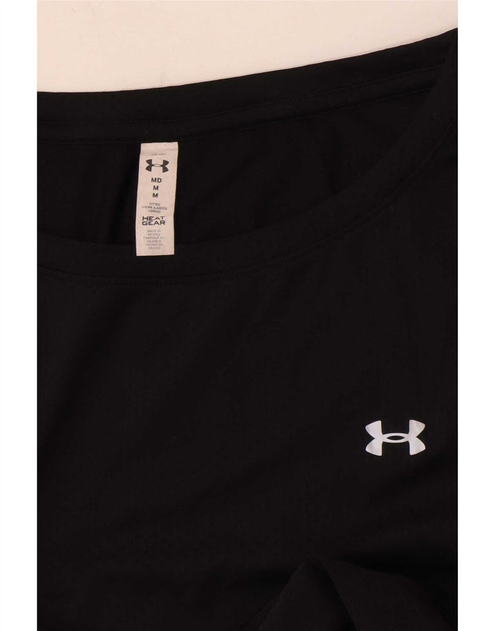 Under Armour Womens Heat Gear Top Manga Longa Reino Unido 14 Médio Preto