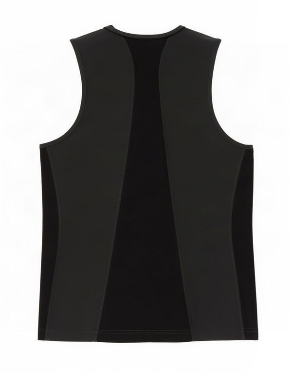 Nike Womens Dri Fit Vest Top UK 10 Pequeno Azul Marinho Colourblock Poliéster
