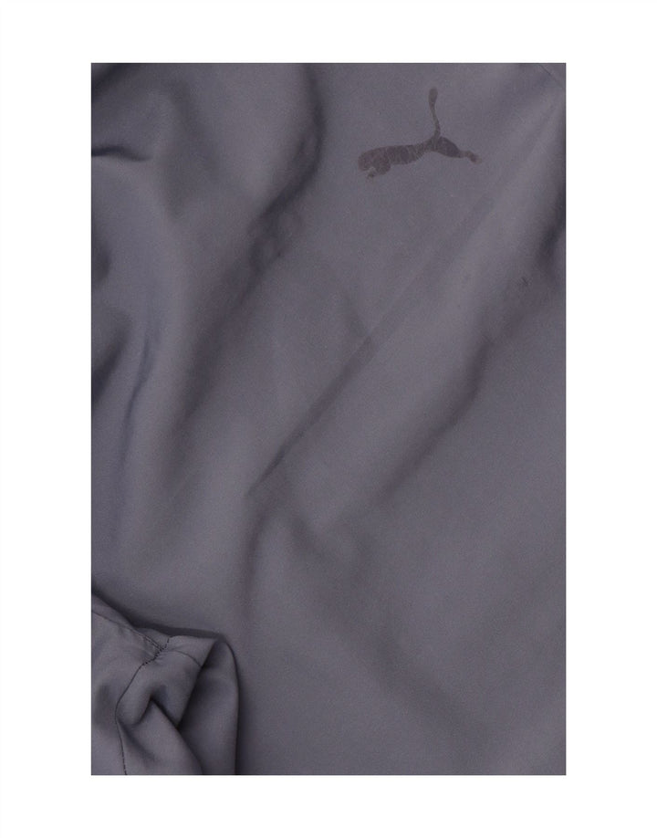 Calça de treino masculina Puma grande azul poliéster