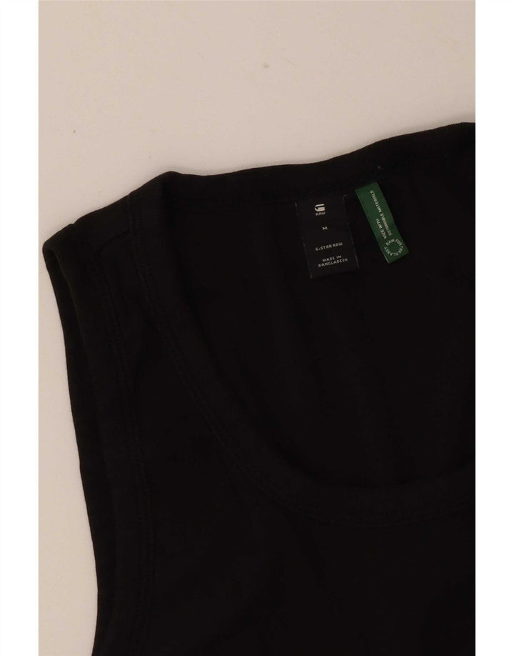 G-Star Mens Colete Top Médio Preto