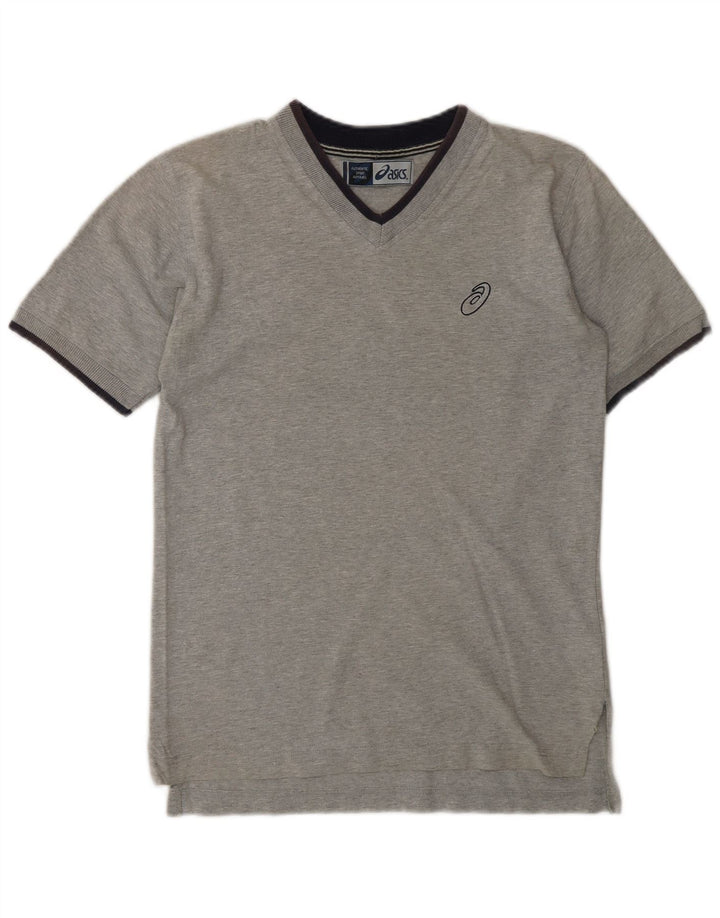Camiseta ASICS Menino 11-12 Anos Cinza Algodão