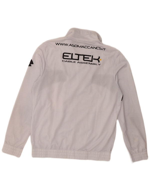 Lotto Mens Graphic Tracksuit Top Jacket Médio Branco Colorblock Poliéster