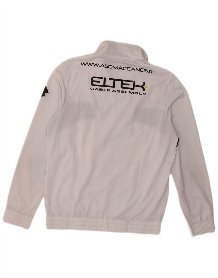 Lotto Mens Graphic Tracksuit Top Jacket Médio Branco Colorblock Poliéster