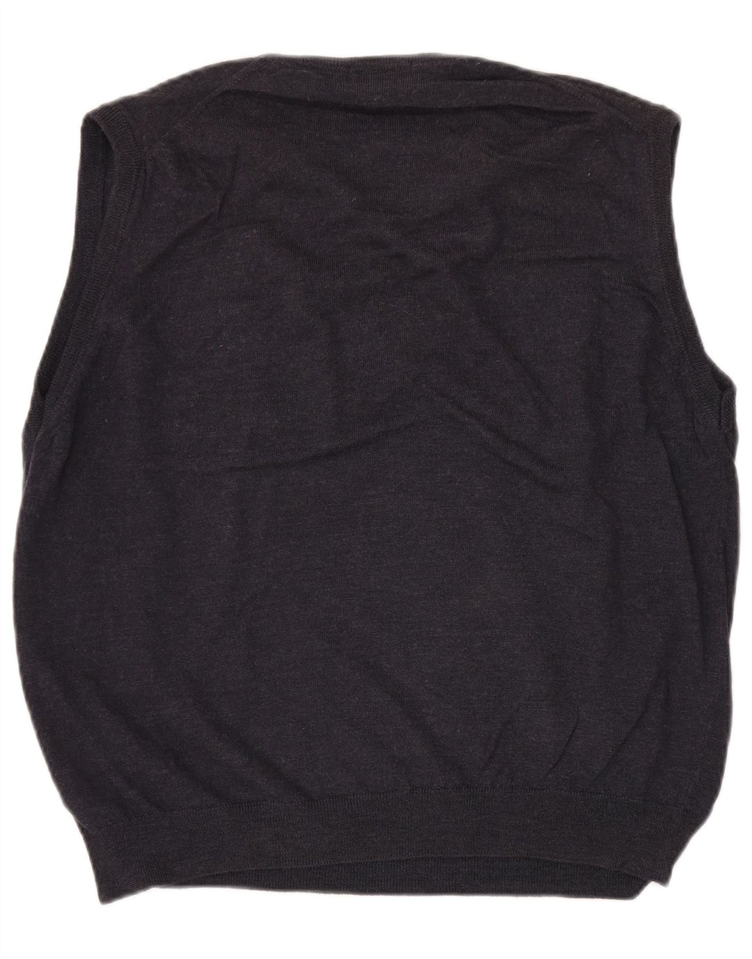 Regata masculina Marks & Spencer com colete XL em lã Merino azul marinho