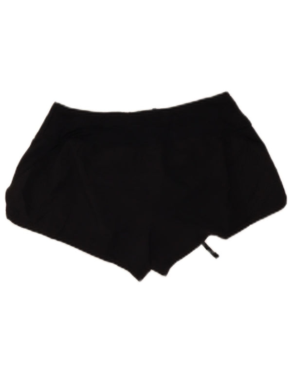 Nike Womens Dri Fit Sport Shorts UK 10 Pequeno Poliéster Preto