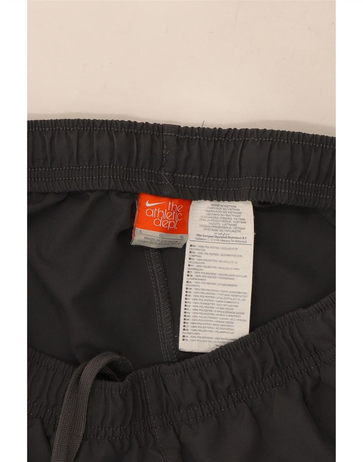 Shorts esportivos masculinos NIKE poliéster cinza grande