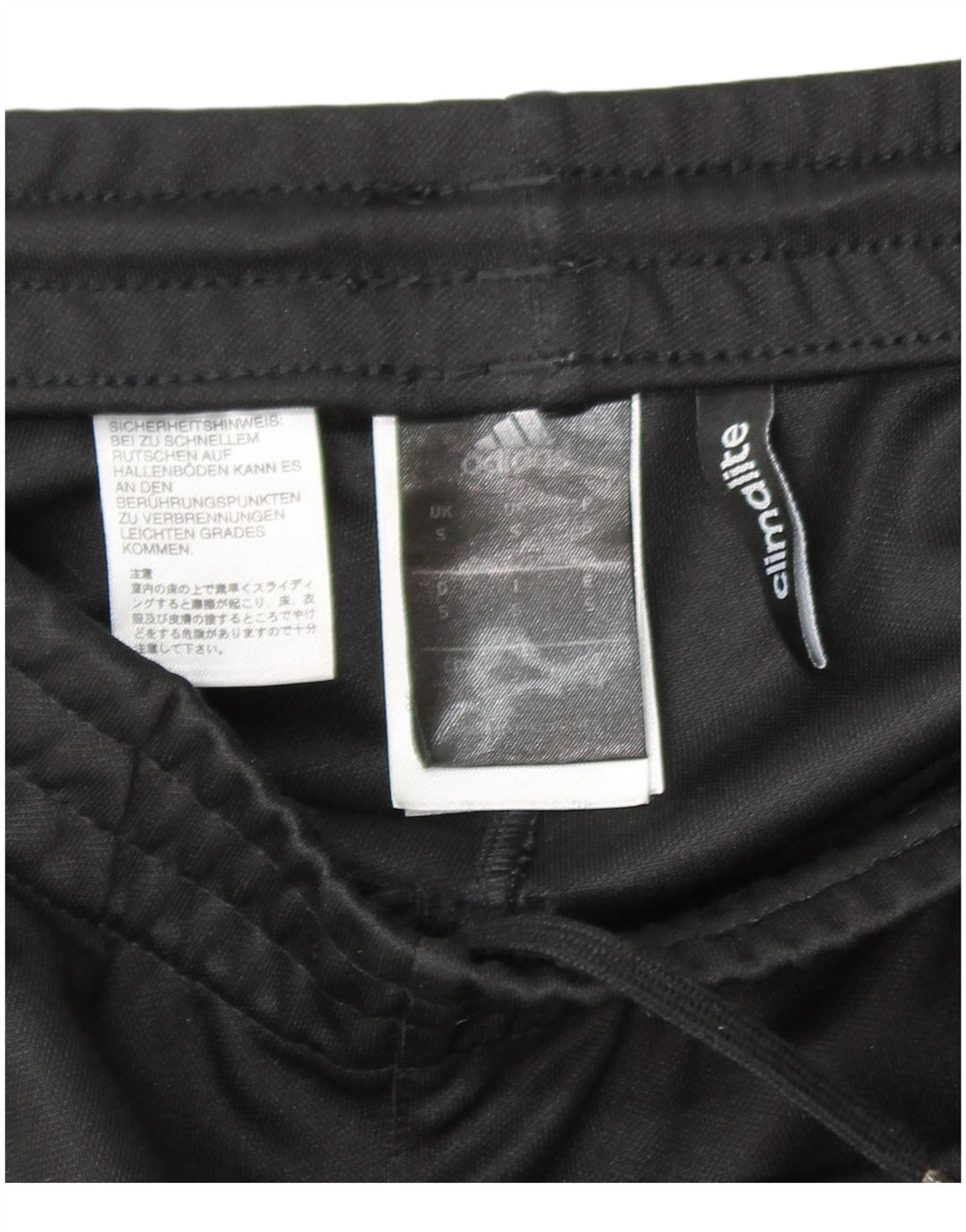Calça Adidas Mens Treino Pequeno Poliéster Preto