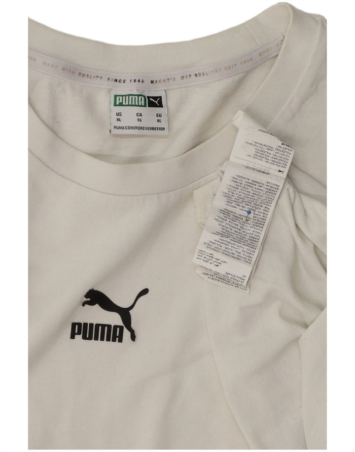 Camiseta masculina PUMA Top XL algodão branco
