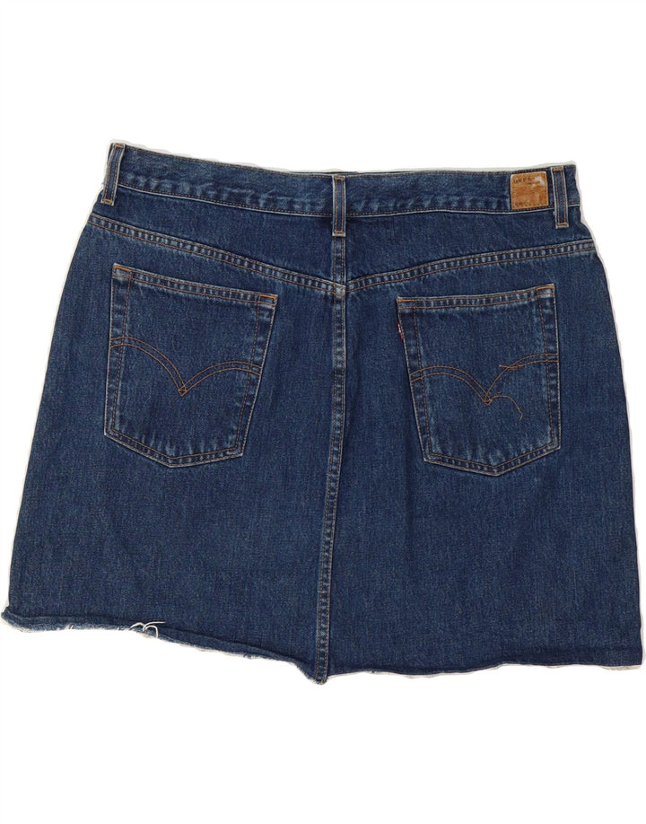 LEVI'S Womens Denim Skirt US 16 2XL W38 Blue Cotton Vintage Levi's and Second-Hand Levi's from Messina Hembry 