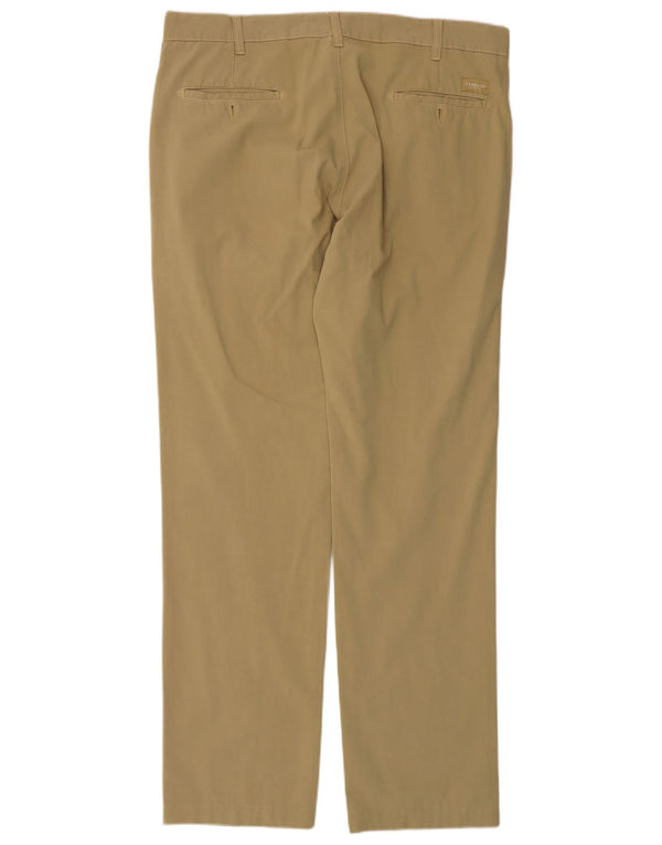 Calça Chino Carrera Masculina Reta W38 L32 Bege