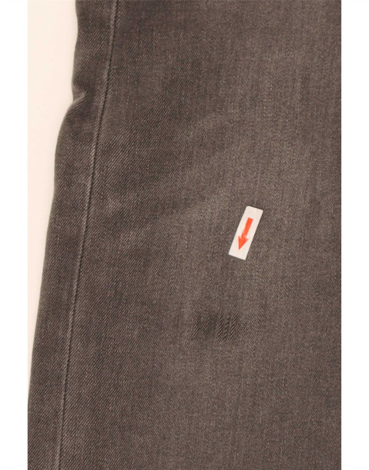 Lee Mens Slim Fit Jeans Reta W36 L34 Algodão Cinza