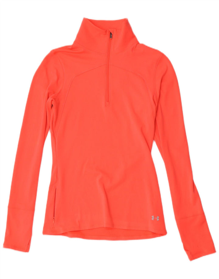 Under Armour Feminino Pulôver Justo Treino Top Reino Unido 12 Médio Rosa