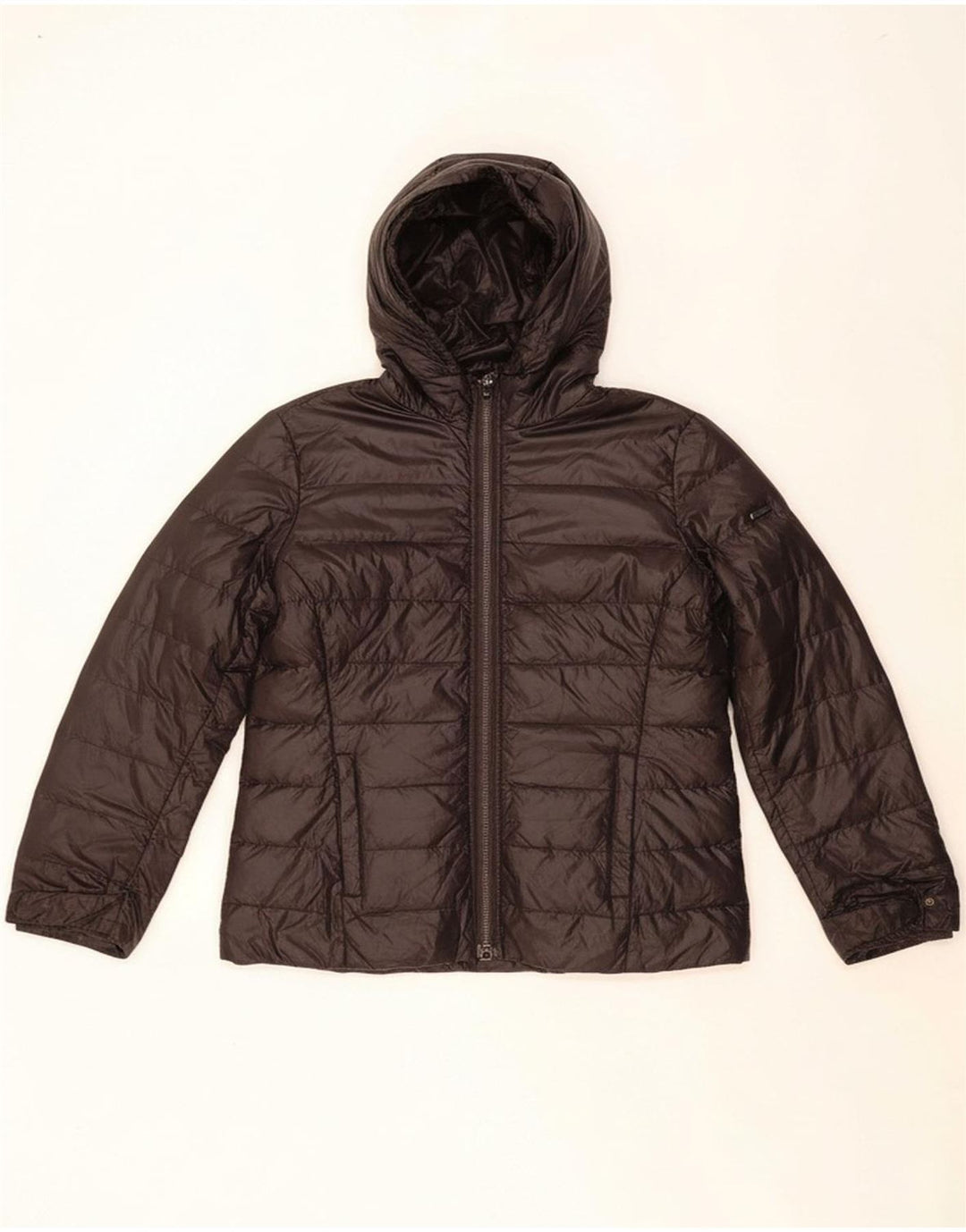 Jaqueta feminina acolchoada com capuz ELLESSE UK 18 XL preta
