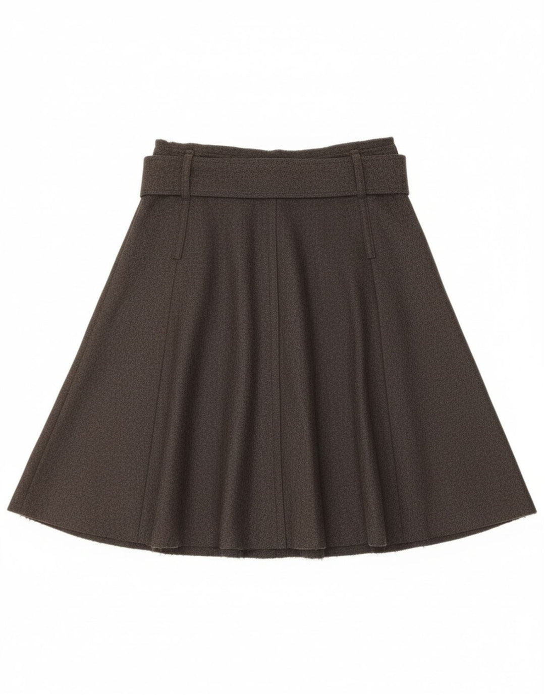 Saia evasê feminina Henry Cottons IT 42 médio W28 lã cinza