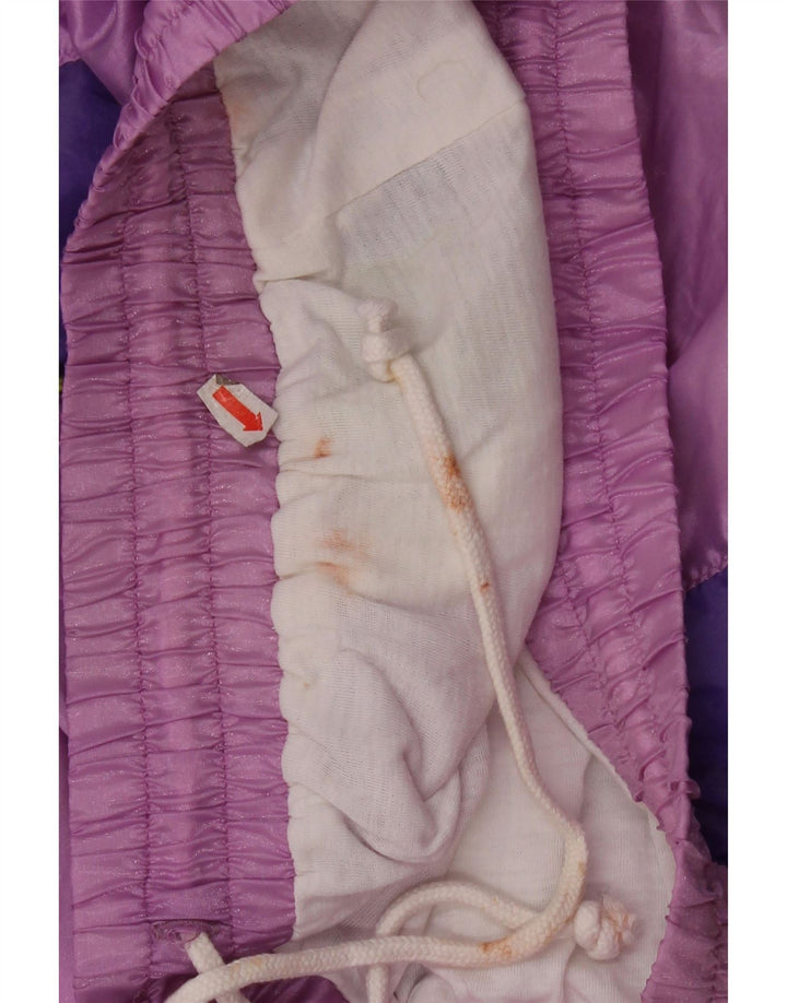 Calça de treino masculina VINTAGE Joggers médio roxo colorblock