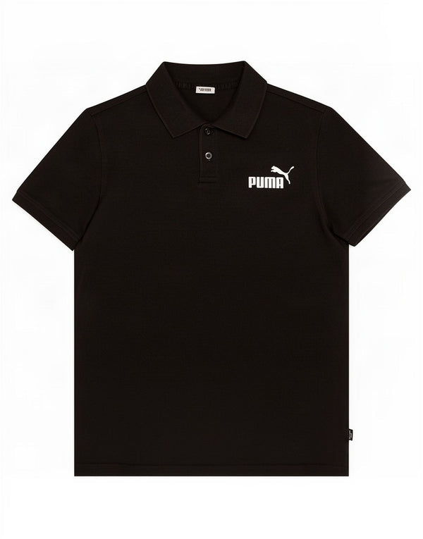 Pólo Puma Menino 11-12 Anos Preto Algodão