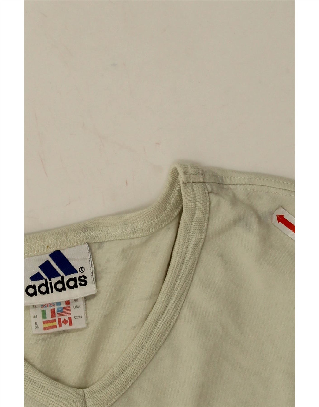 Camiseta Adidas Feminina Top UK 12 Médio Bege