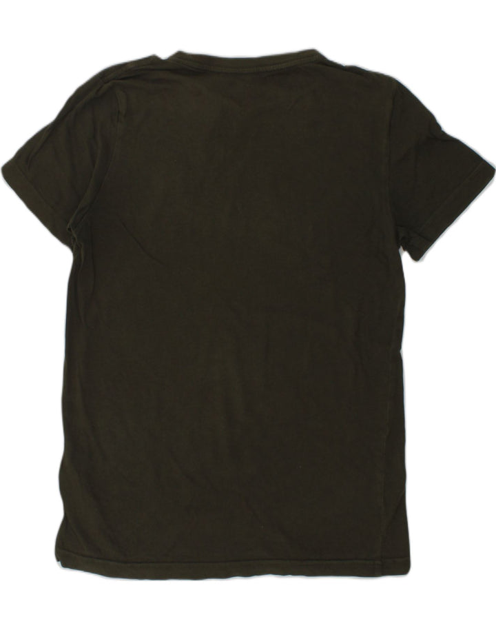 PUMA Boys Graphic T-Shirt Top 11-12 Years Khaki Cotton | Vintage Puma | Thrift | Second-Hand Puma | Used Clothing | Messina Hembry 