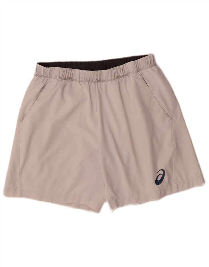 Asics Mens Sport Shorts Médio Branco Poliéster