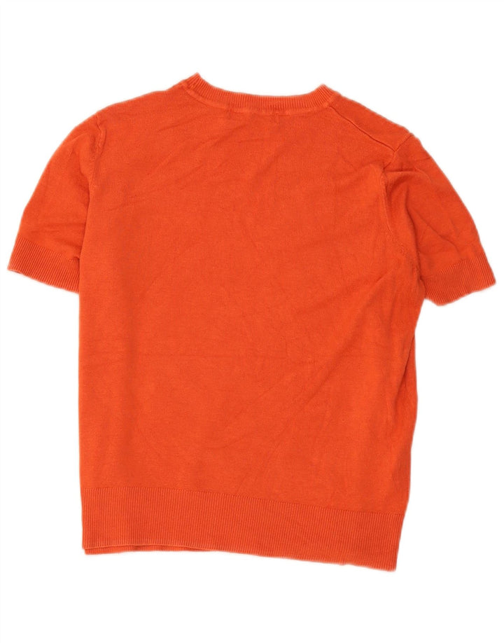 Camiseta feminina Marks & Spencer UK 14 viscose vermelha média