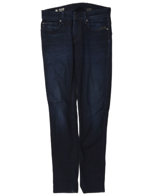 Calça jeans feminina Revend Super Slim G-Star W29 L32 algodão azul marinho