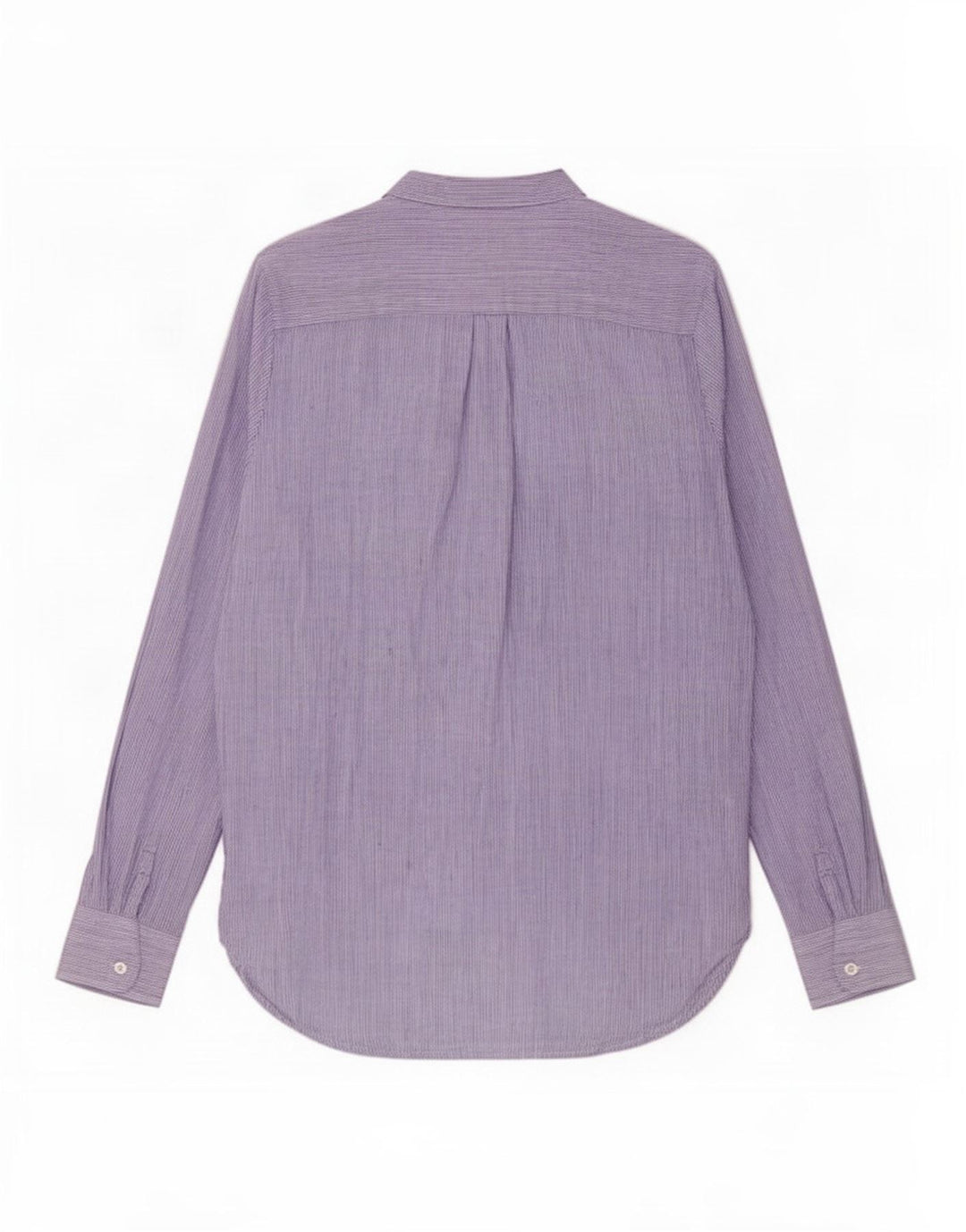 Camisa feminina Dack's UK 14 risca de giz azul médio