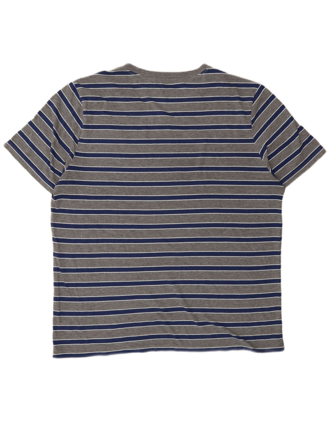 Camiseta masculina GAP Top XL listrada cinza
