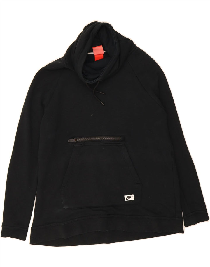 NIKE Womens Sweatshirt Jumper UK 14 Medium Black Cotton Vintage Nike and Second-Hand Nike from Messina Hembry 
