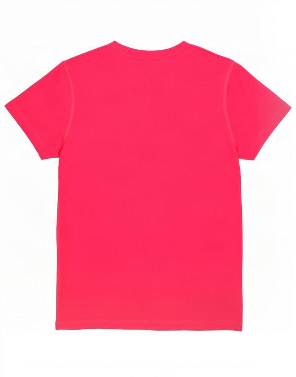 Camiseta Nike Girls Dri Fit Graphic Top 12-13 Anos Grande Poliéster Rosa