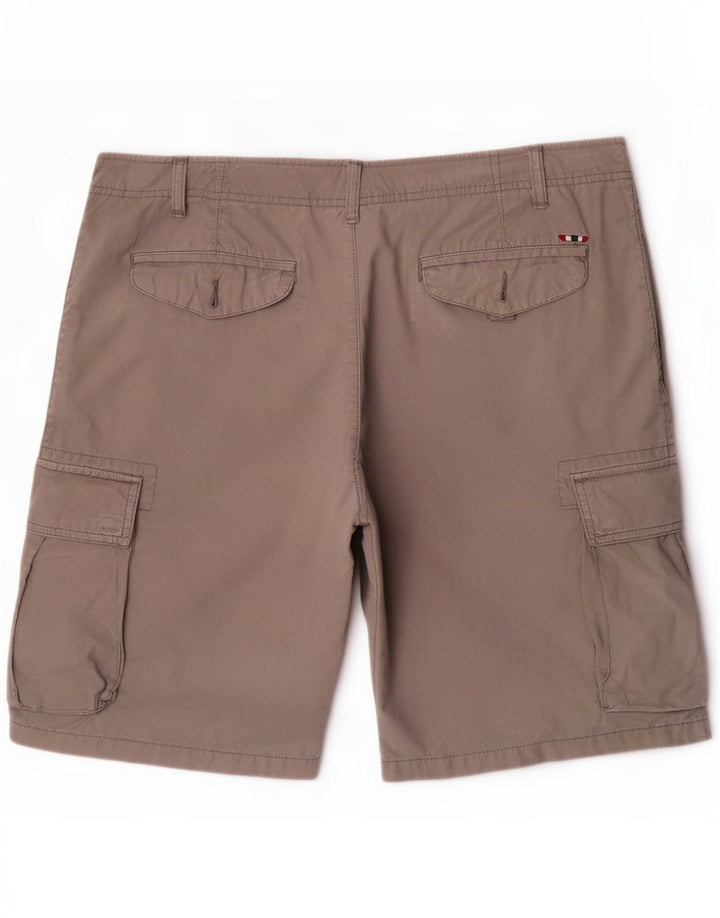 Napapijri Mens Cargo Shorts Grande W35 Cinza