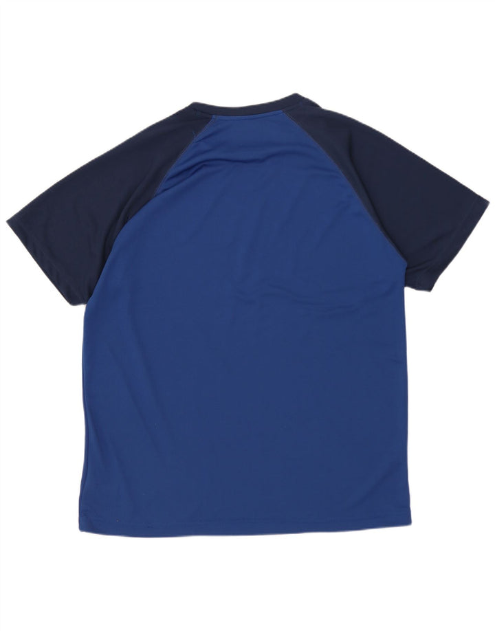 MOUNTAIN WAREHOUSE Camiseta masculina IsoCool Top grande bloco colorido azul