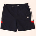 Shorts esportivos Adidas meninos 13-14 anos azul marinho poliéster
