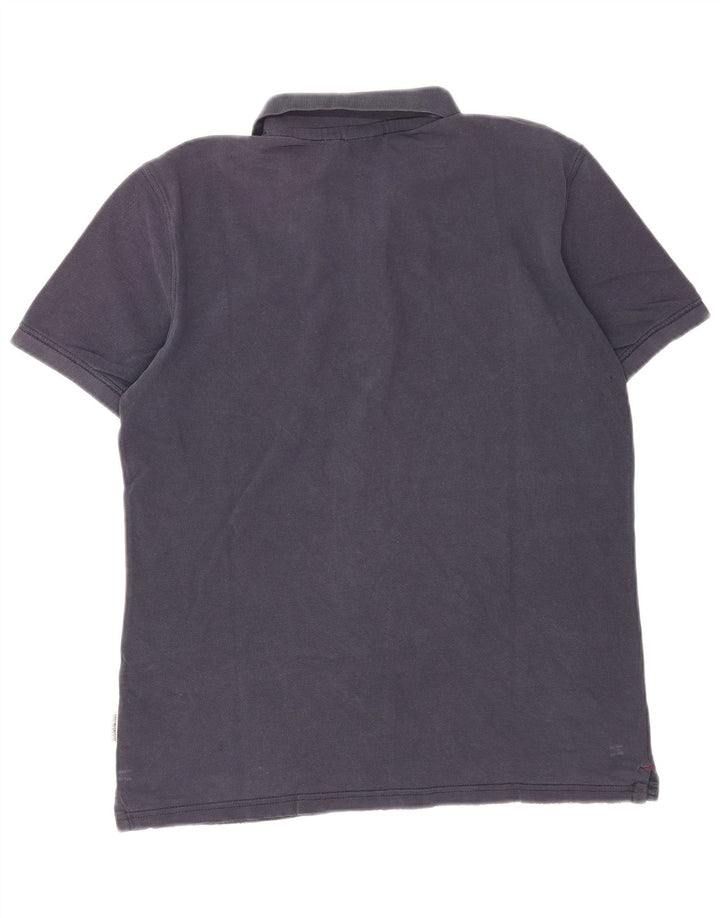 Camisa polo masculina Napapijri grande azul marinho