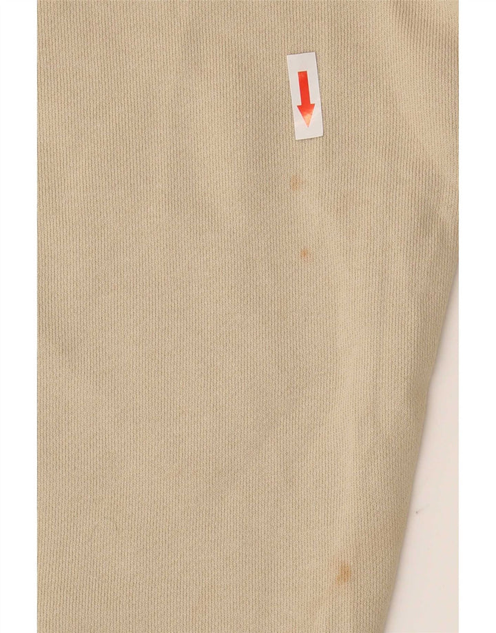 Zara Calça de treino masculina Joggers médio algodão bege