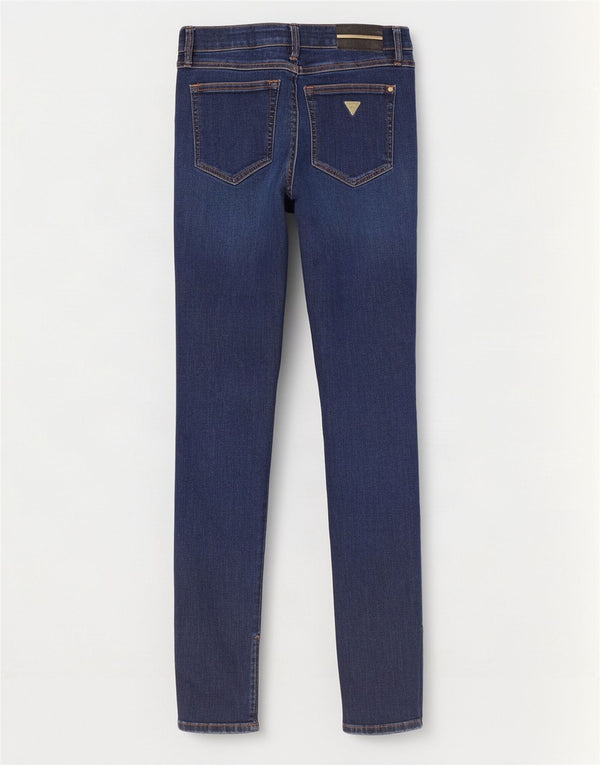 Calça jeans feminina Marilyn cintura baixa Guess W26 L30 azul