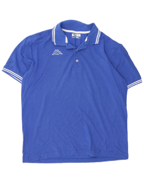 Camisa polo masculina Kappa XL algodão azul