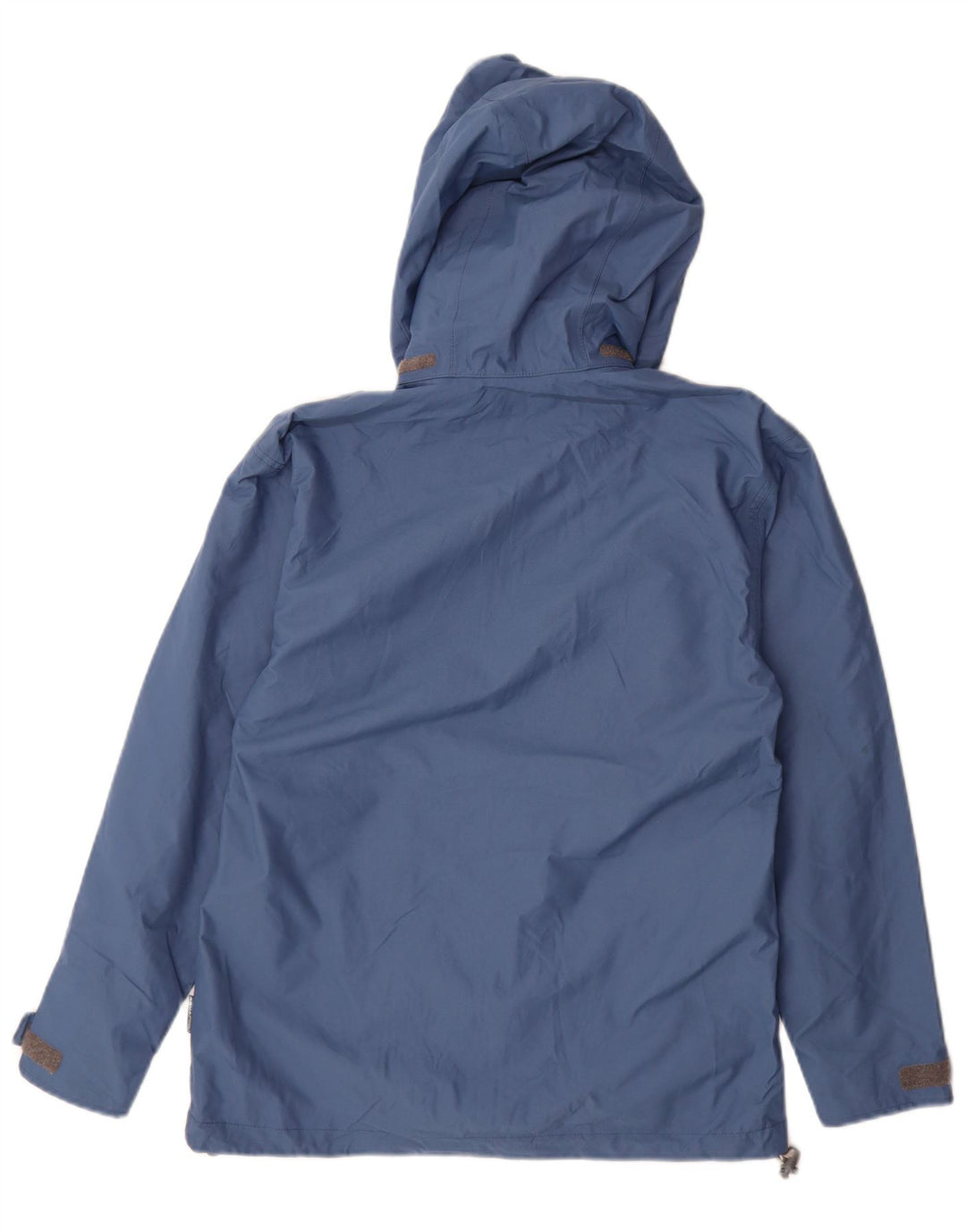 Jaqueta de chuva feminina com capuz BERGHAUS UK 8 pequena azul nylon