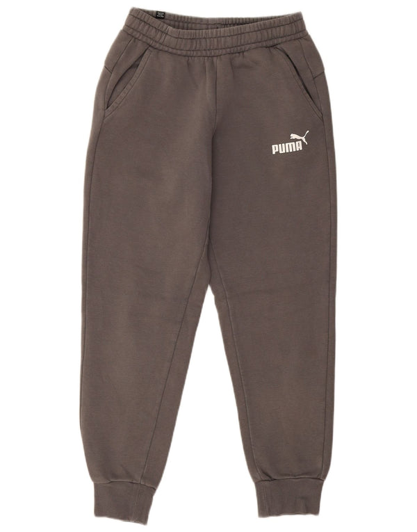 Calça de treino feminina Puma Joggers UK 8 pequeno algodão cinza