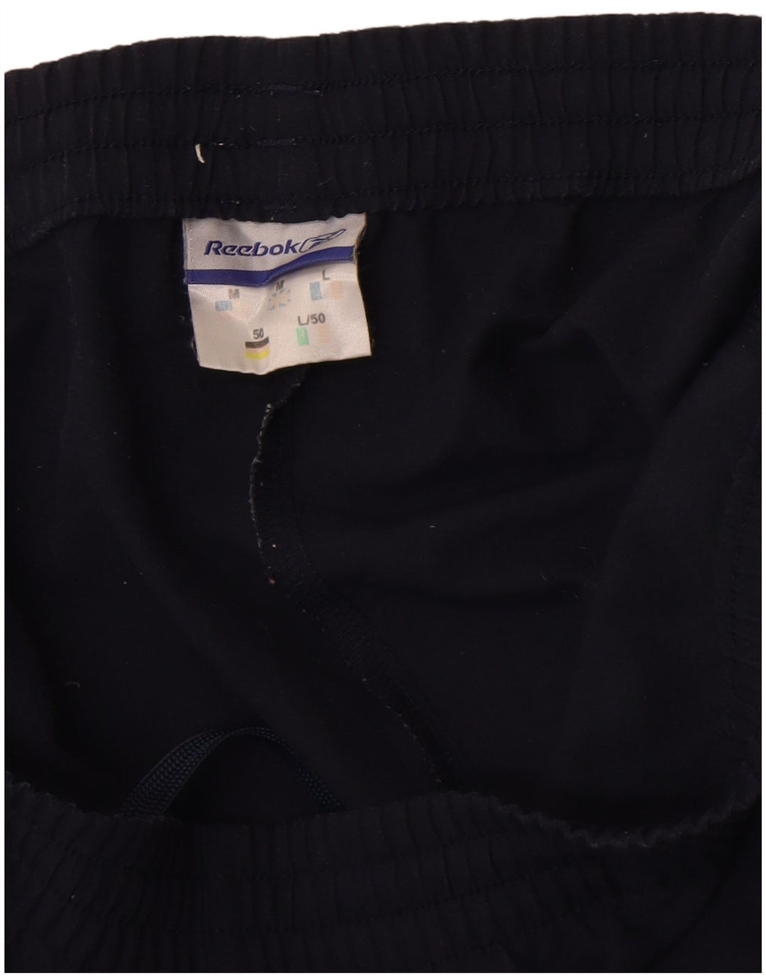 Reebok Mens Calças de treino Joggers Médio Azul Marinho