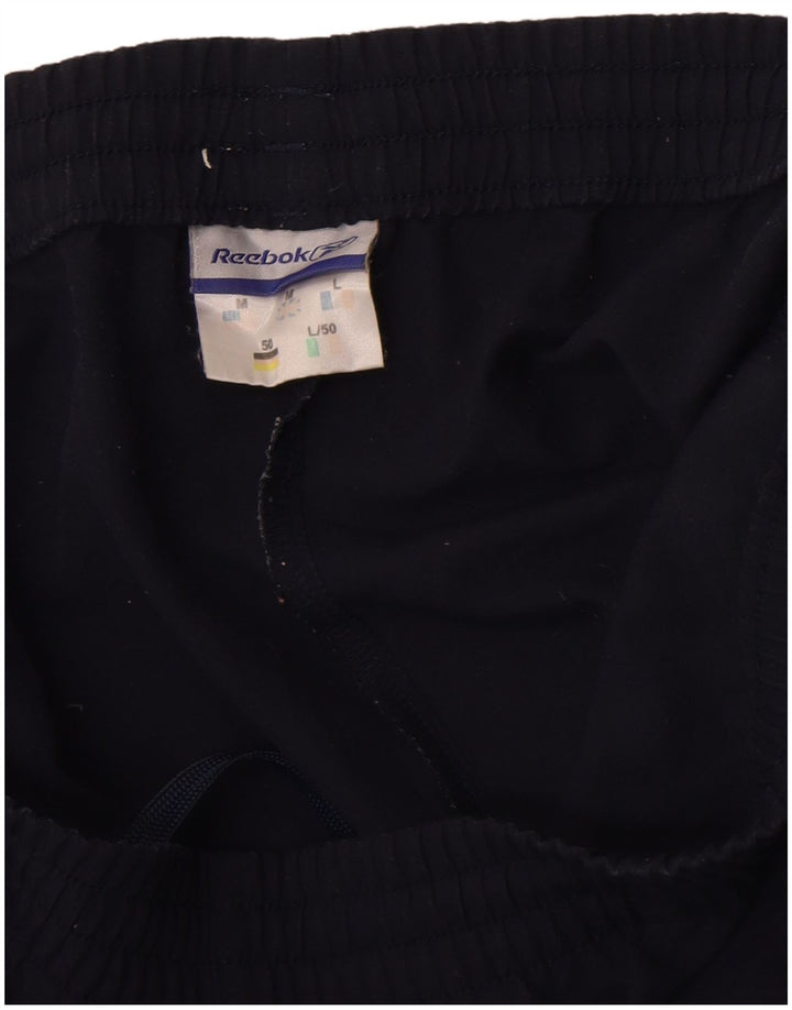 Reebok Mens Calças de treino Joggers Médio Azul Marinho