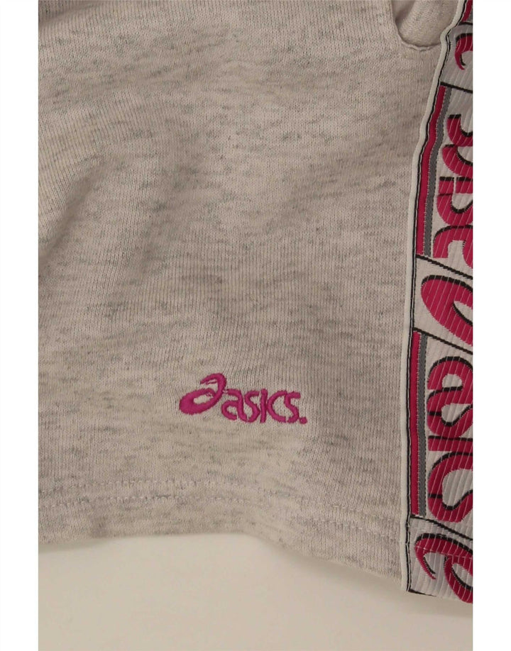 Shorts esportivos gráficos masculinos Asics cinza médio