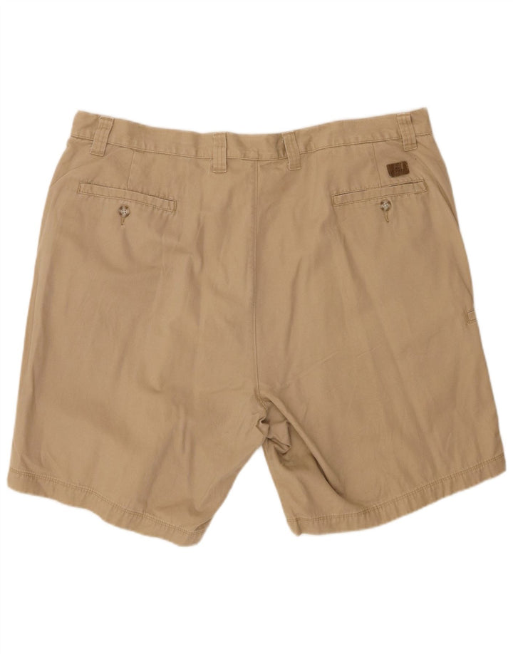 Shorts cargo masculino DOCKERS com ajuste relaxado W42 2XL algodão bege