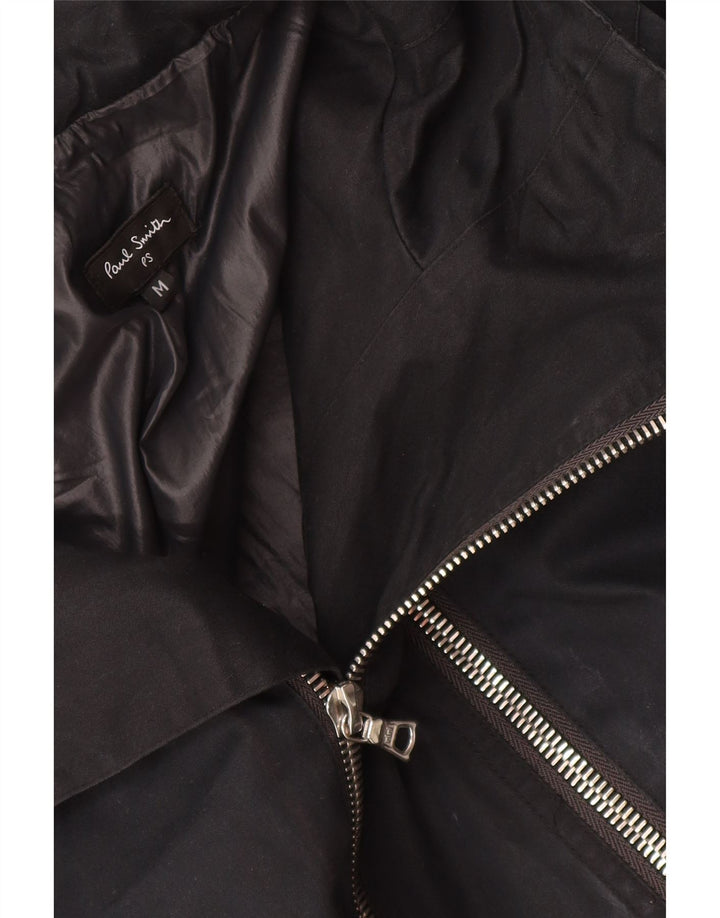 Capa de chuva masculina Paul Smith com capuz UK 38 médio preto