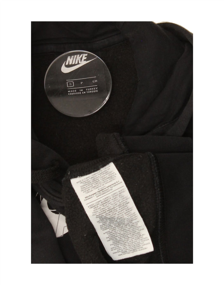 NIKE Mens Loose Fit Graphic Hoodie Jumper Small Black Cotton Vintage Nike and Second-Hand Nike from Messina Hembry 