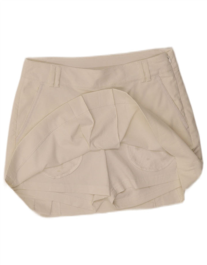 Puma Womens Skort UK 10 Pequeno Off White Poliéster